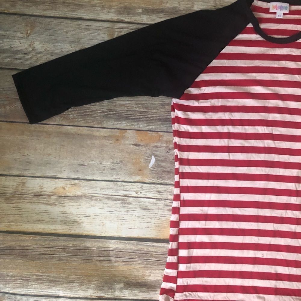 Lularoe striped Randy tee  - Picture 2 of 5